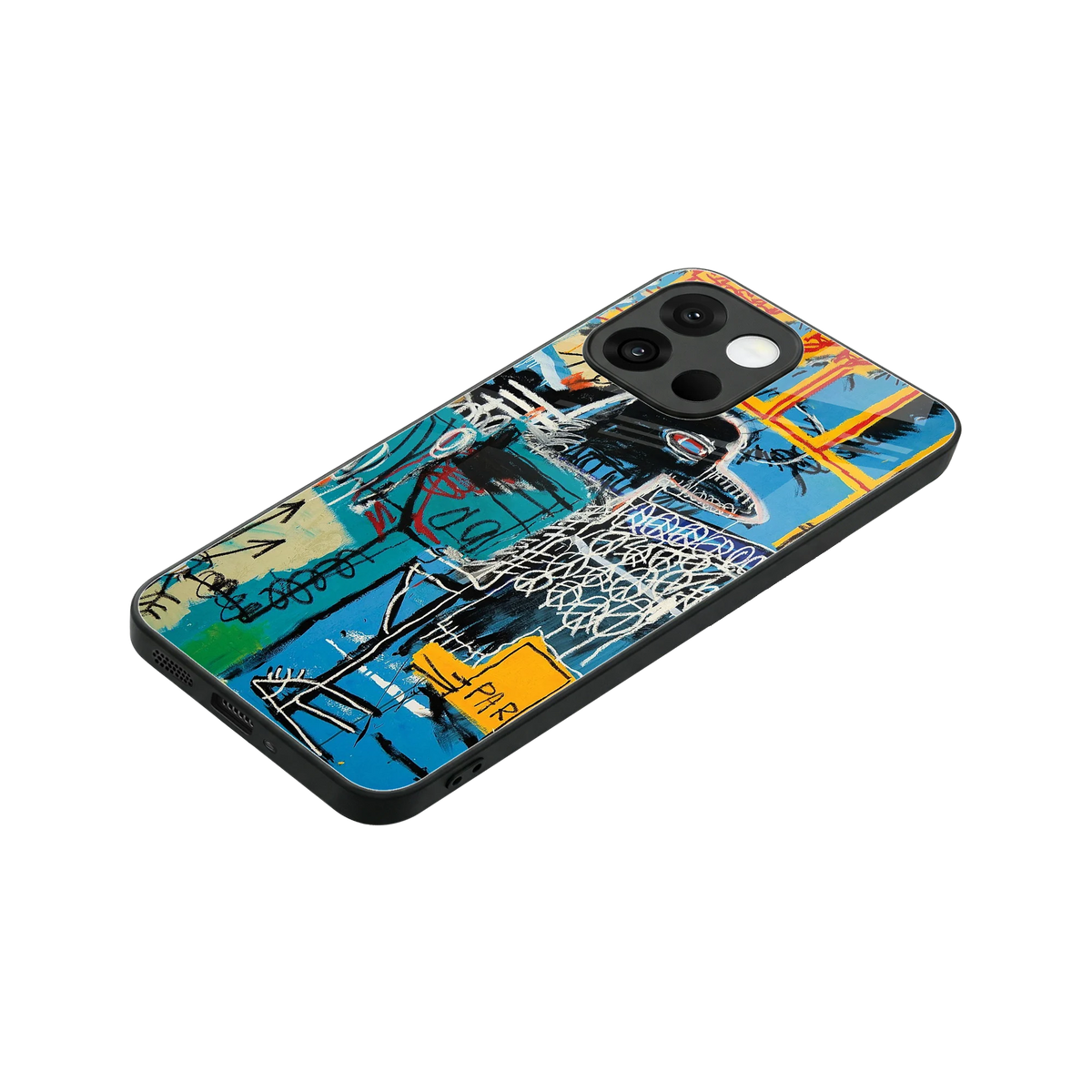 Graffiti Glow stylish phone case for oneplus 13s | glossy glass and slim fit