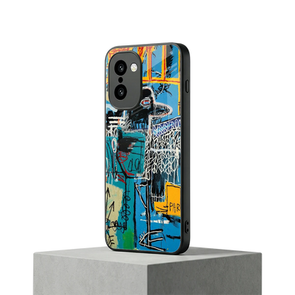Graffiti Glow oneplus 15r mobile cover | shockproof glass phone case