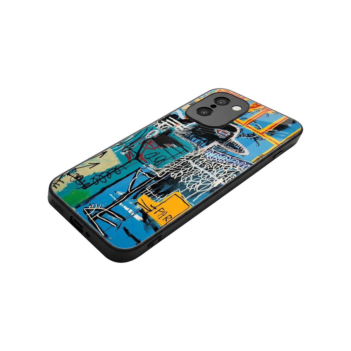 Graffiti Glow stylish phone case for oneplus 15r | glossy glass and slim fit