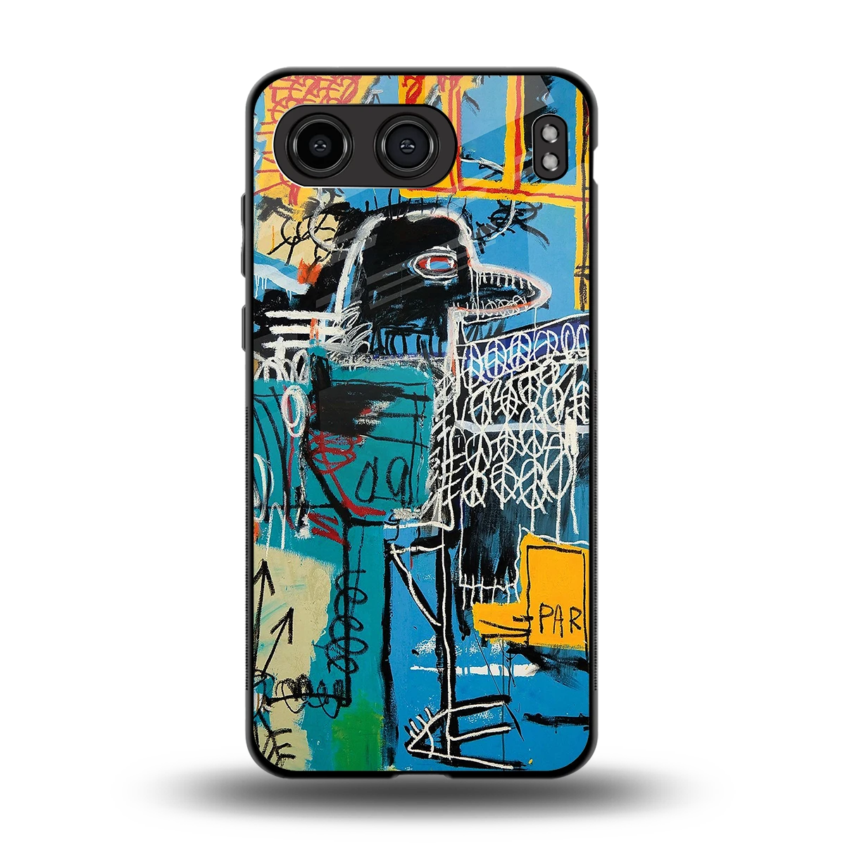 Graffiti Glow back phone cover | glass case for oneplus nord 4