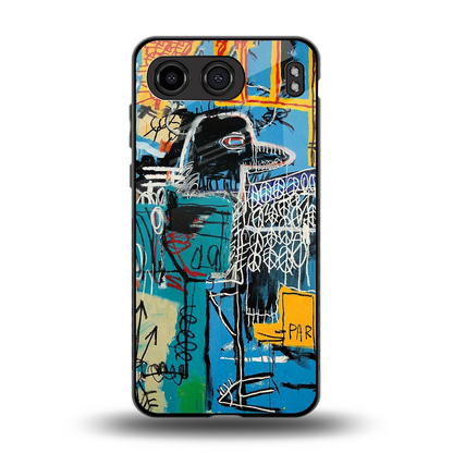 Graffiti Glow back phone cover | glass case for oneplus nord 4