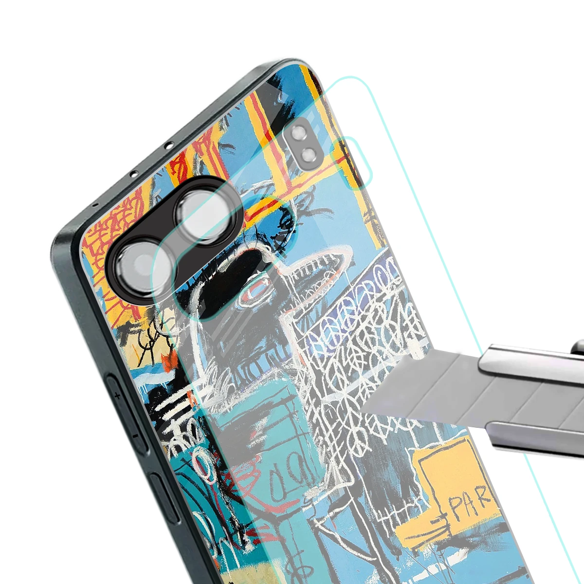 Graffiti Glow stylish phone case for oneplus nord 4 | glossy glass and slim fit