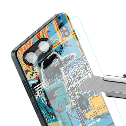 Graffiti Glow stylish phone case for oneplus nord 4 | glossy glass and slim fit