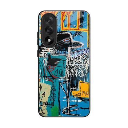 Graffiti Glow back phone cover | glass case for oneplus nord 5