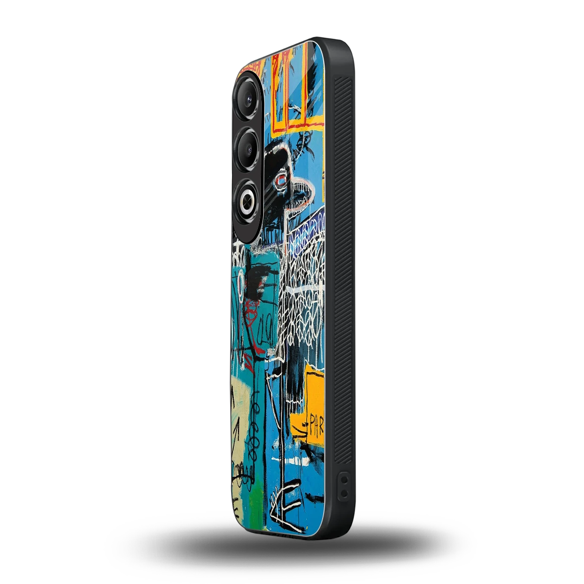 Graffiti Glow oneplus nord ce 4 mobile cover | shockproof glass phone case
