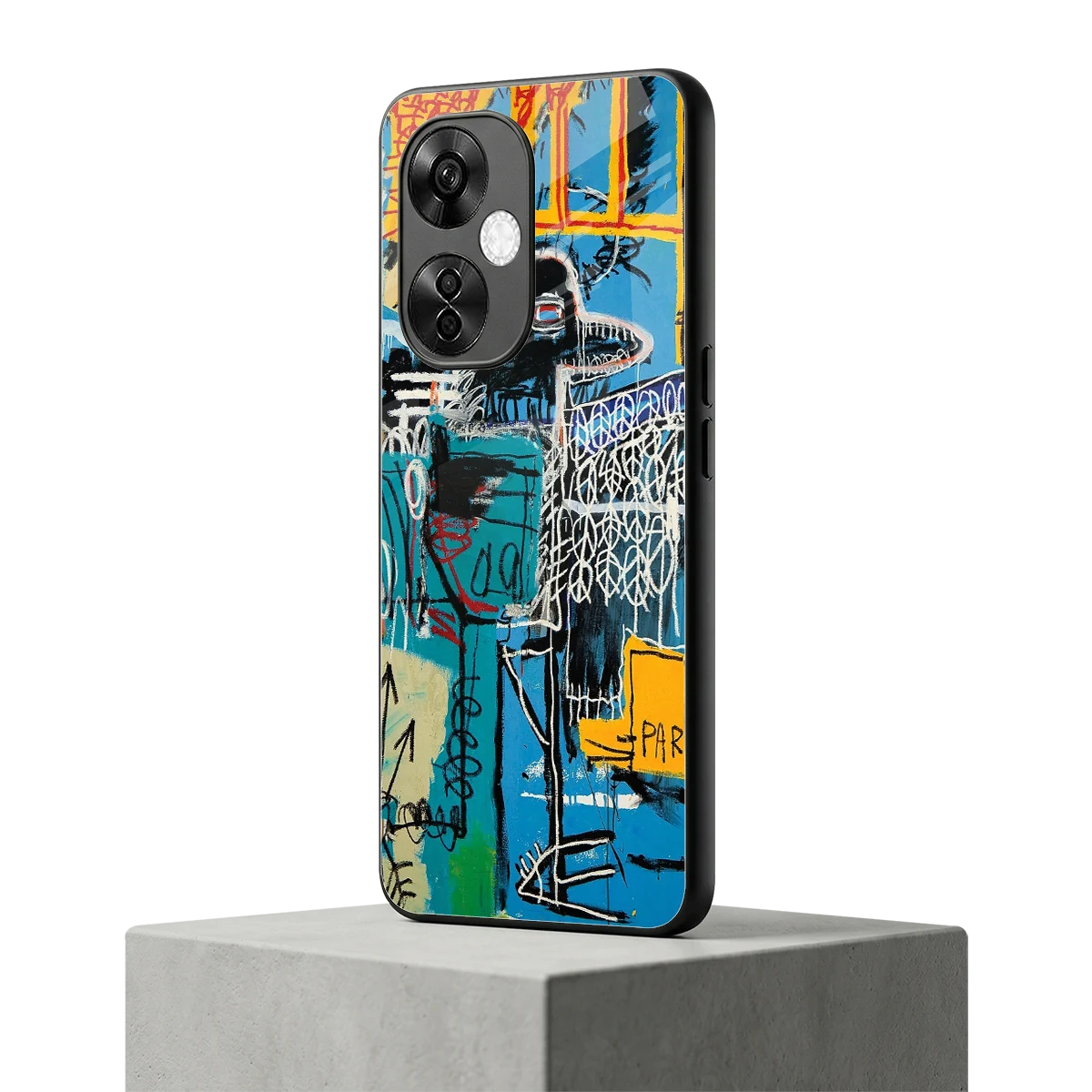 Graffiti Glow oneplus nord ce 3 lite mobile cover | shockproof glass phone case
