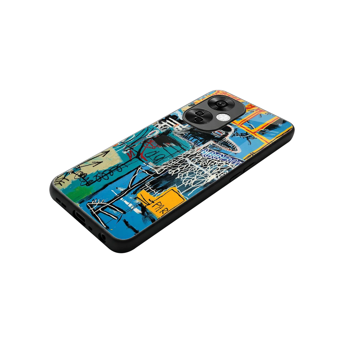 Graffiti Glow stylish phone case for oneplus nord ce 3 lite | glossy glass and slim fit