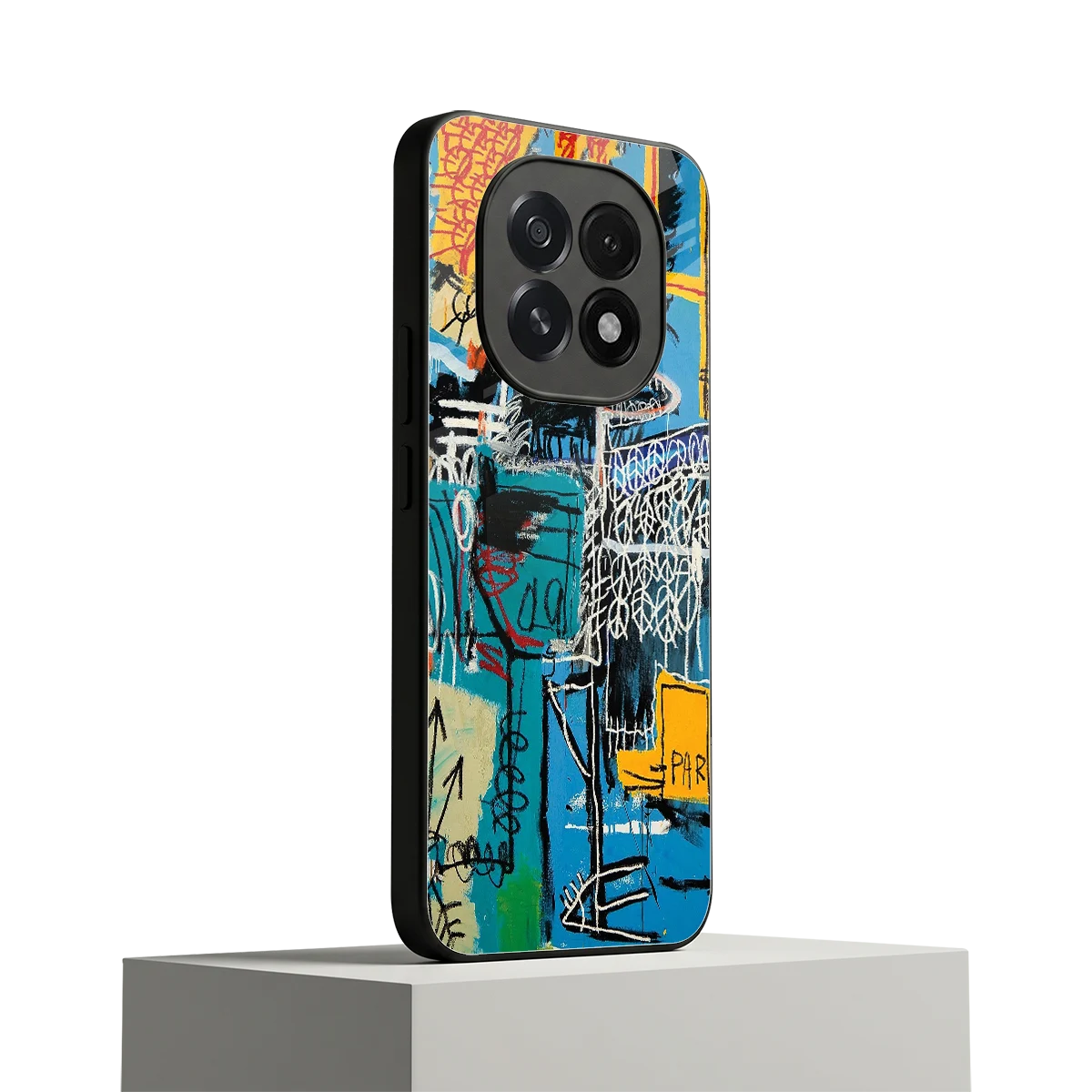 Graffiti Glow oppo f29 5g mobile cover | shockproof glass phone case
