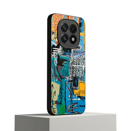 Graffiti Glow oppo f29 5g mobile cover | shockproof glass phone case