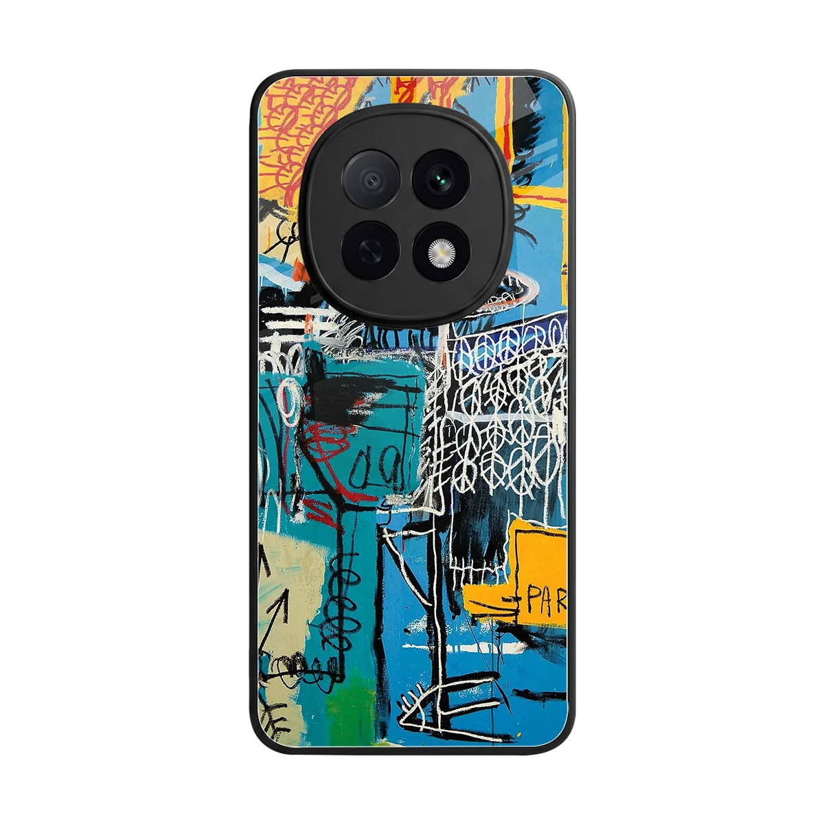 Graffiti Glow back phone cover | glass case for oppo f29 pro 5g