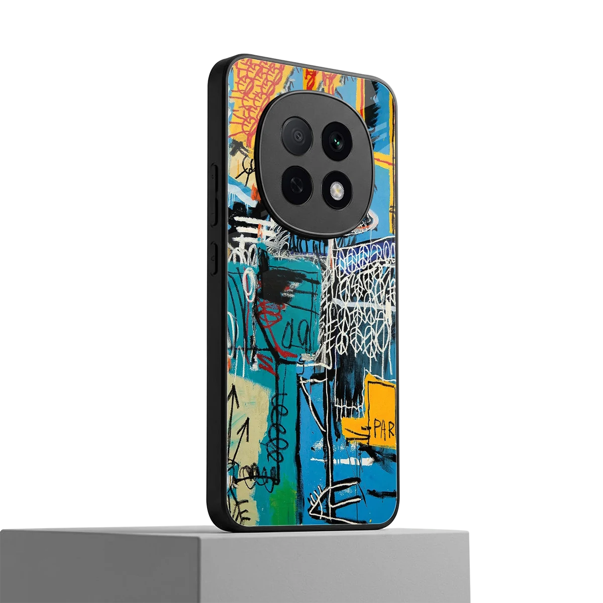 Graffiti Glow oppo f29 pro 5g mobile cover | shockproof glass phone case