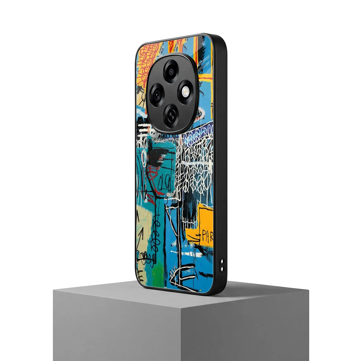 Graffiti Glow oppo f31 pro 5g mobile cover | shockproof glass phone case