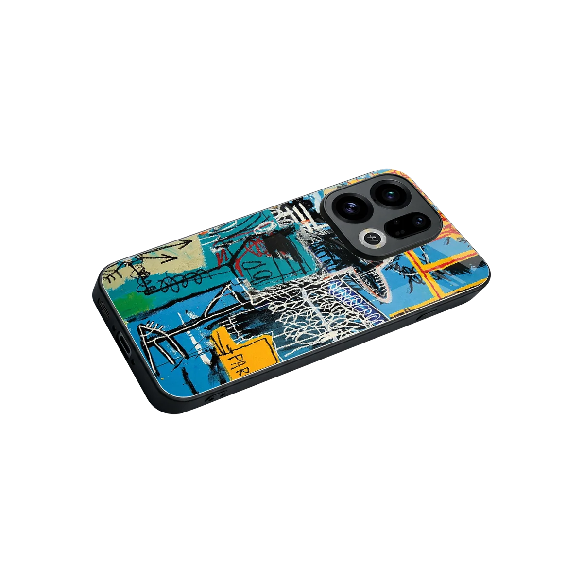 Graffiti Glow stylish phone case for oppo find x9 | glossy glass and slim fit