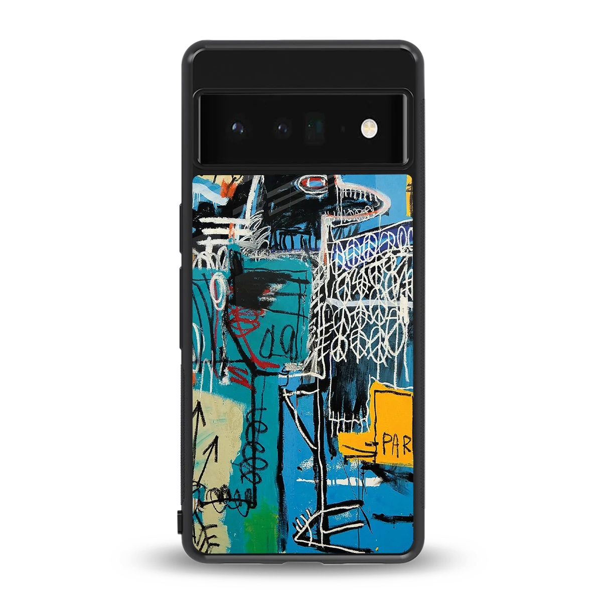 Graffiti Glow back phone cover | glass case for google pixel 6 pro