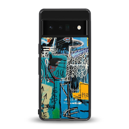Graffiti Glow back phone cover | glass case for google pixel 6 pro