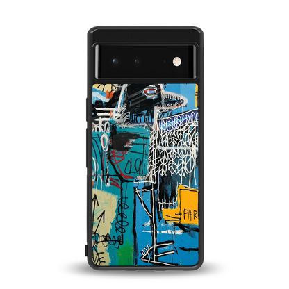 Graffiti Glow back phone cover | glass case for google pixel 6a