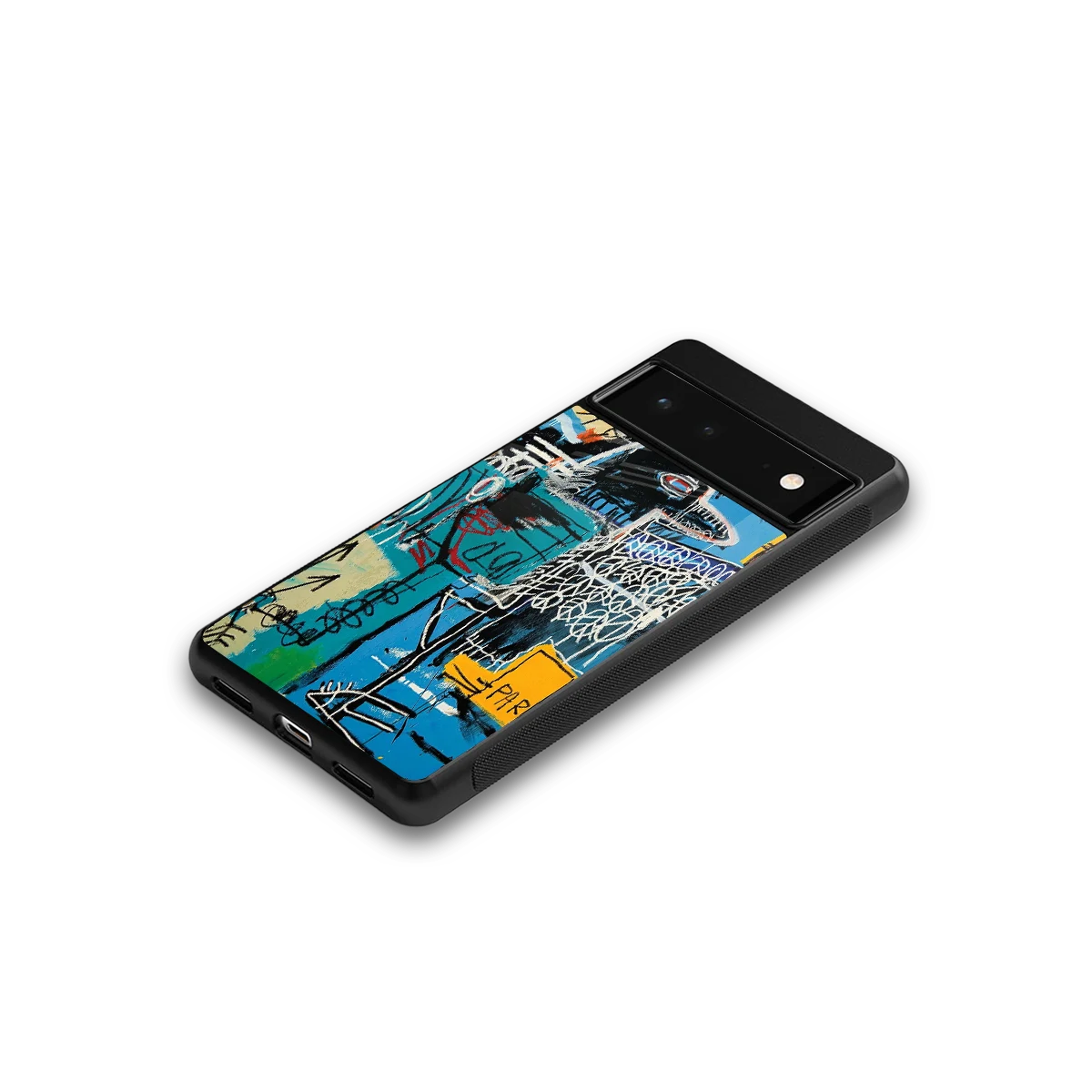 Graffiti Glow google pixel 6 mobile cover | shockproof glass phone case