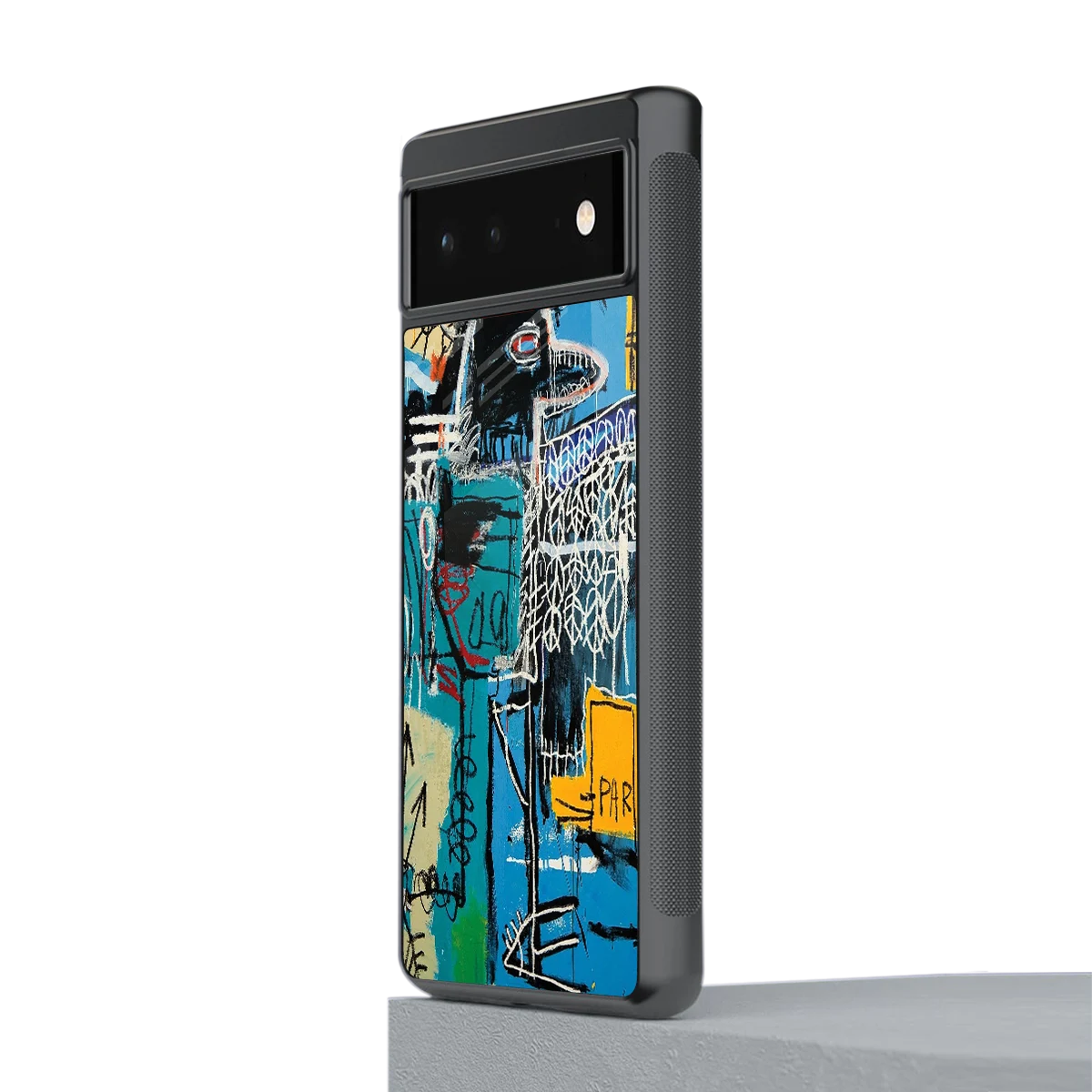 Graffiti Glow stylish phone case for google pixel 6a | glossy glass and slim fit