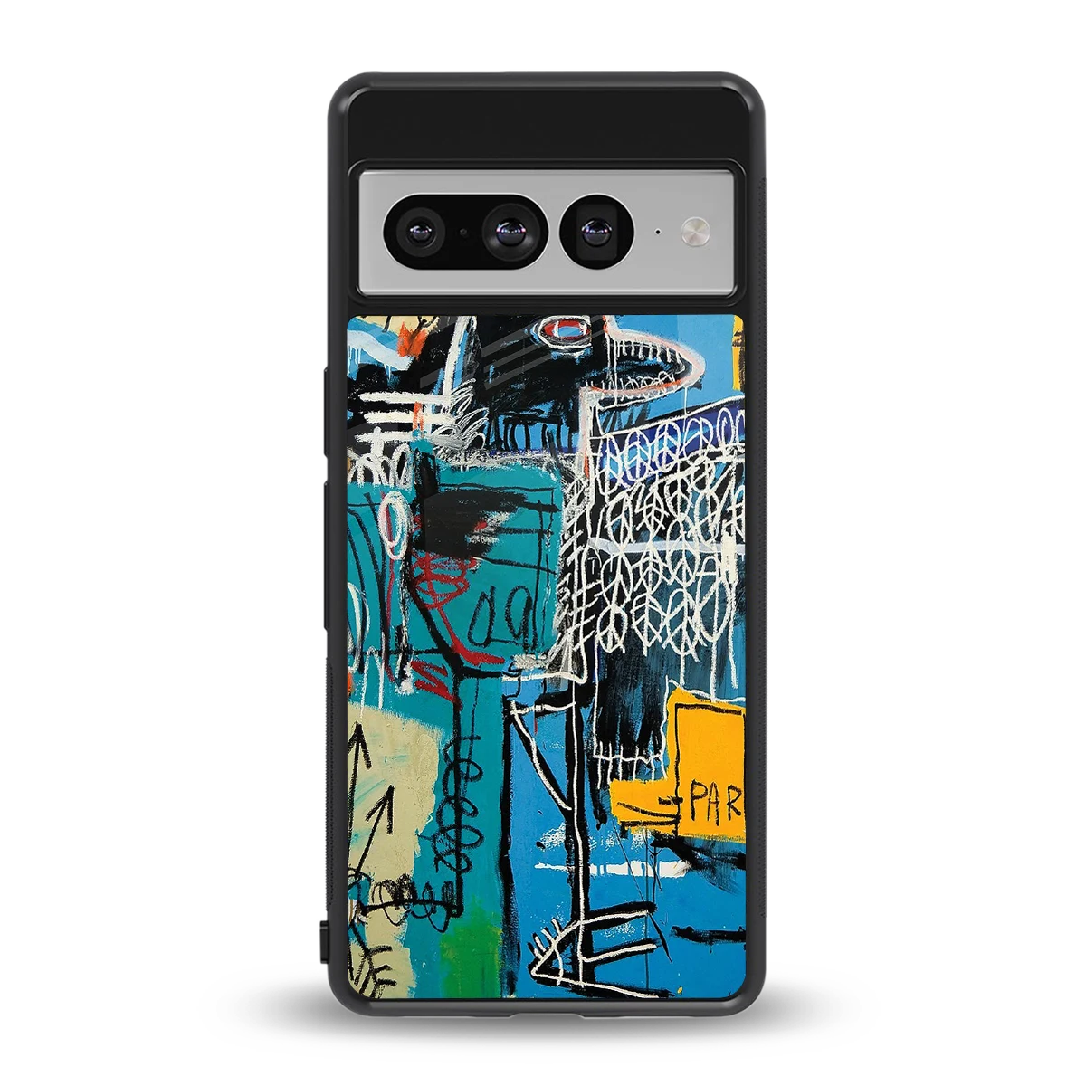 Graffiti Glow back phone cover | glass case for google pixel 7 pro