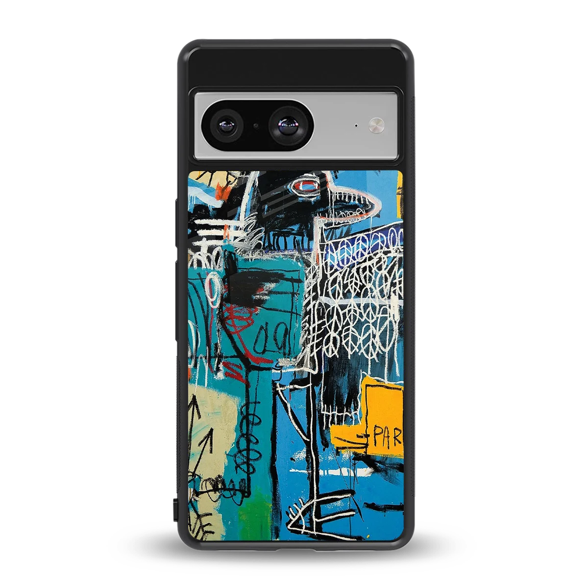 Graffiti Glow back phone cover | glass case for google pixel 8