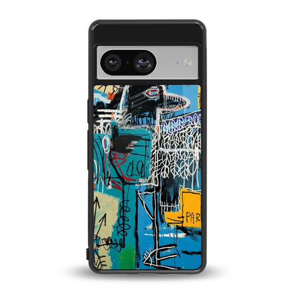 Graffiti Glow back phone cover | glass case for google pixel 8
