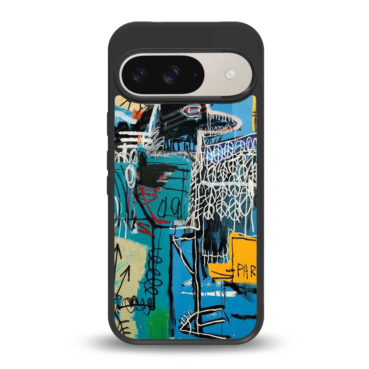 Graffiti Glow back phone cover | glass case for google pixel 9