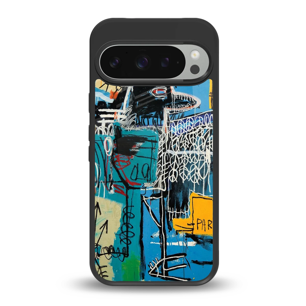 Graffiti Glow back phone cover | glass case for google pixel 9 pro
