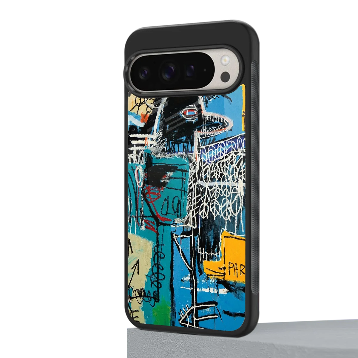 Graffiti Glow google pixel 9 pro mobile cover | shockproof glass phone case