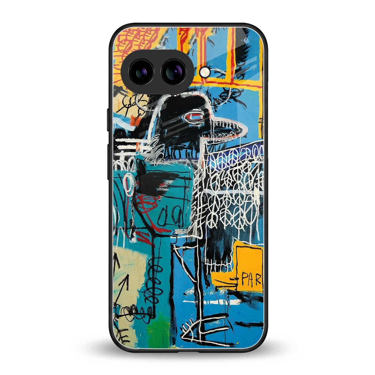Graffiti Glow back phone cover | glass case for google pixel 10a