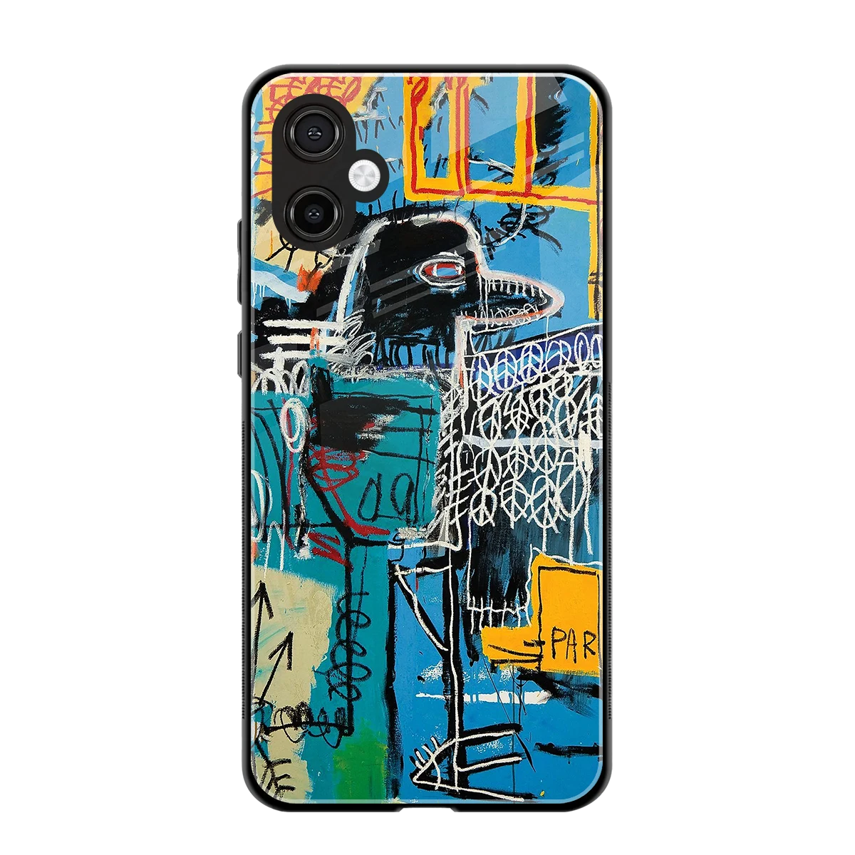 Graffiti Glow back phone cover | glass case for samsung galaxy a06 5g