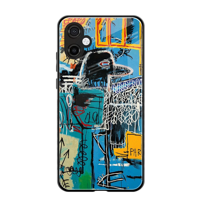 Graffiti Glow back phone cover | glass case for samsung galaxy a06 5g