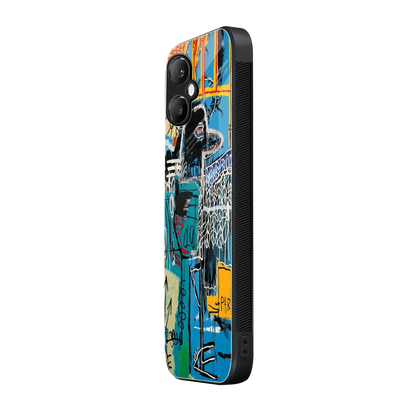Graffiti Glow samsung galaxy a06 5g mobile cover | shockproof glass phone case