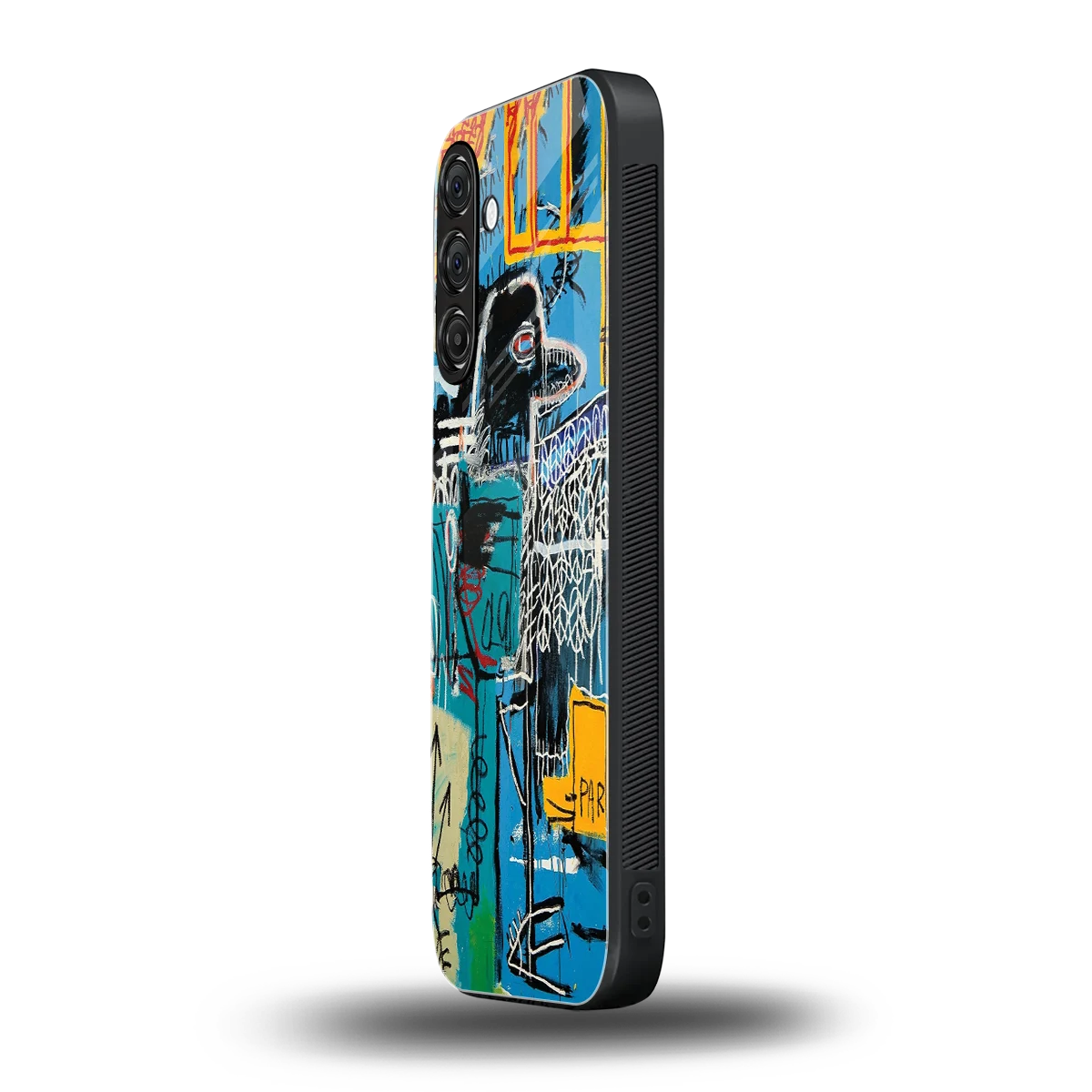 Graffiti Glow samsung galaxy m35 5g mobile cover | shockproof glass phone case