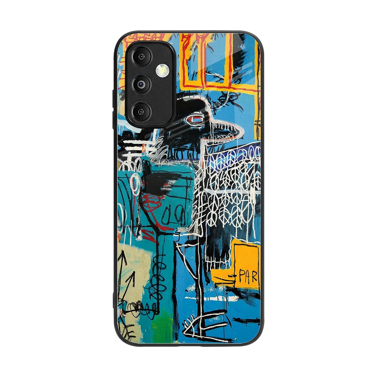 Graffiti Glow back phone cover | glass case for samsung galaxy m14 5g