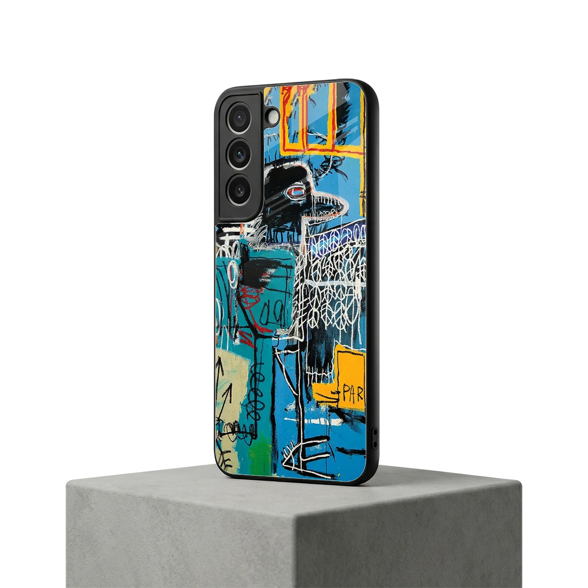 Graffiti Glow samsung galaxy s22 mobile cover | shockproof glass phone case