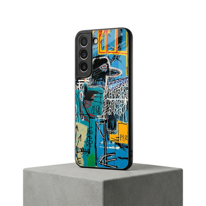 Graffiti Glow samsung galaxy s22 mobile cover | shockproof glass phone case