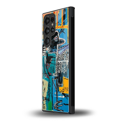 Graffiti Glow samsung galaxy s24 ultra mobile cover | shockproof glass phone case