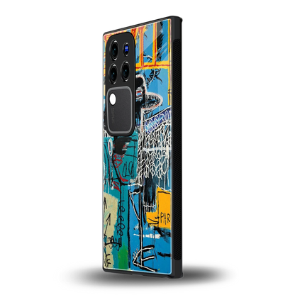 Graffiti Glowvivo v30 pro mobile cover | shockproof glass phone case