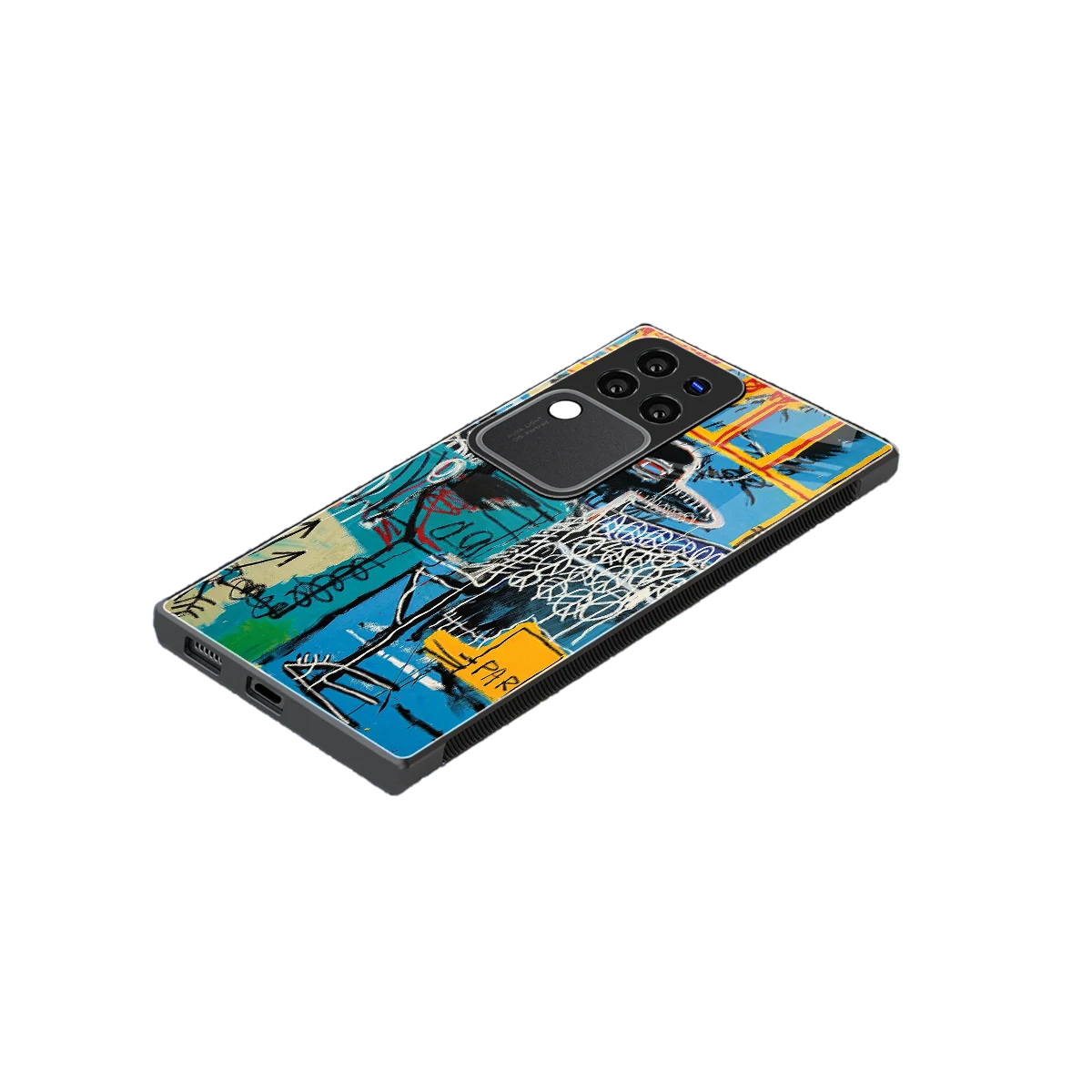 Graffiti Glow stylish phone case forvivo v30 pro | glossy glass and slim fit
