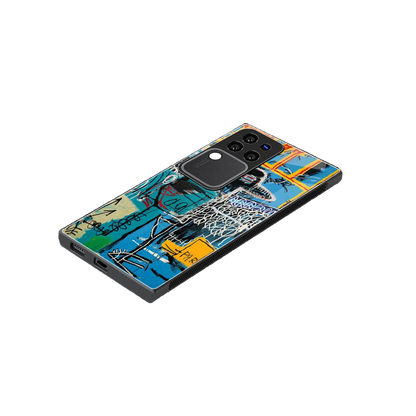 Graffiti Glow stylish phone case forvivo v30 pro | glossy glass and slim fit