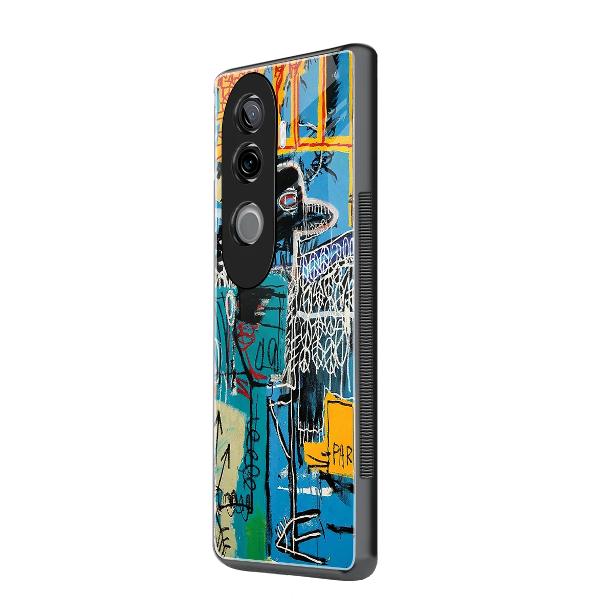 Graffiti Glow vivo v40e mobile cover | shockproof glass phone case