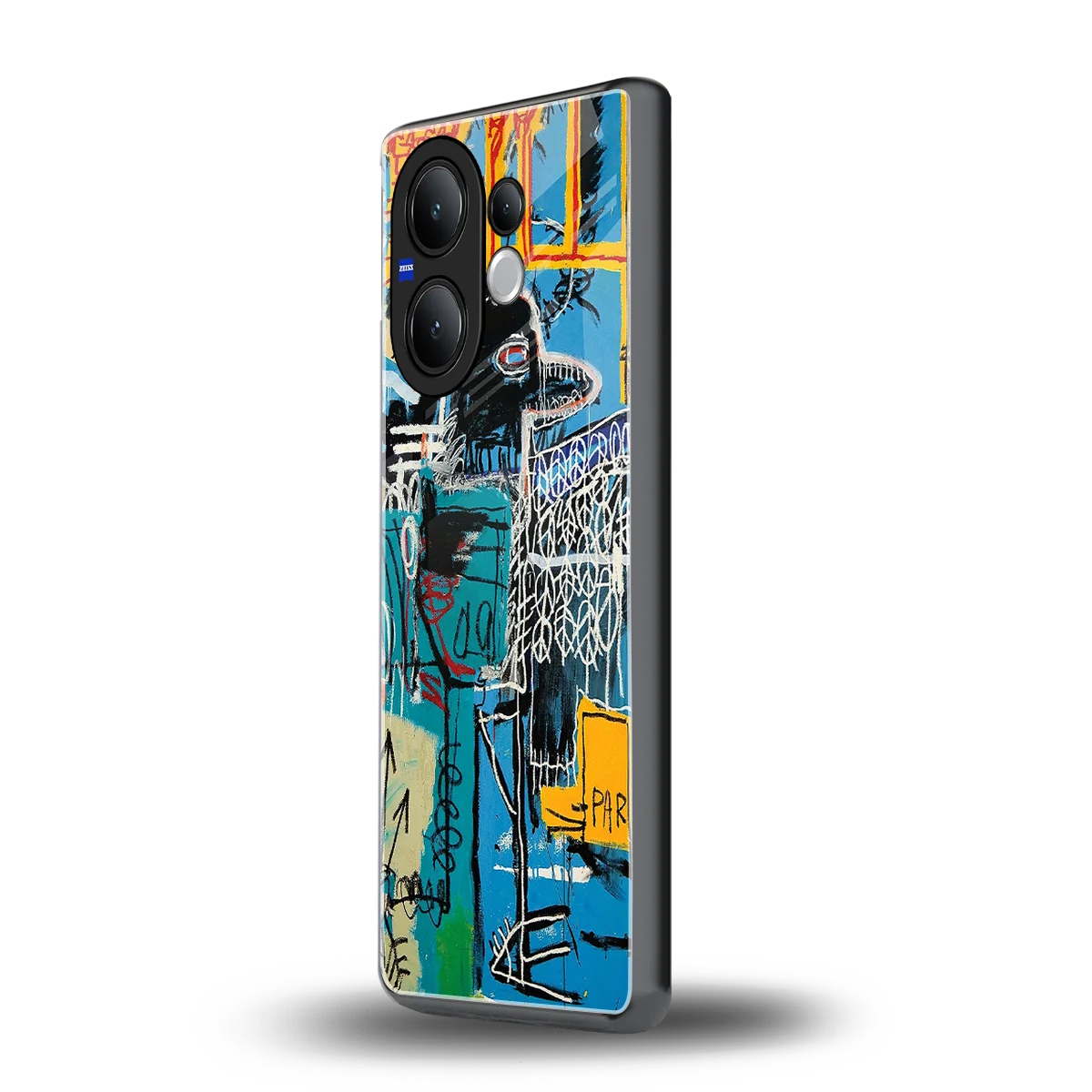 Graffiti Glow vivo v60 mobile cover | shockproof glass phone case