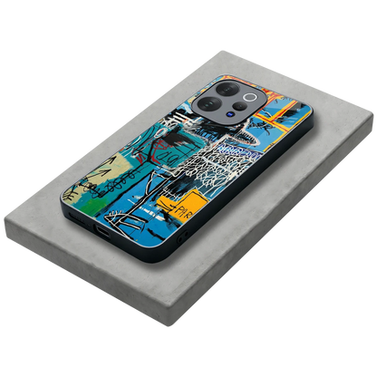 Graffiti Glow stylish phone case for vivo v70 elite | glossy glass and slim fit