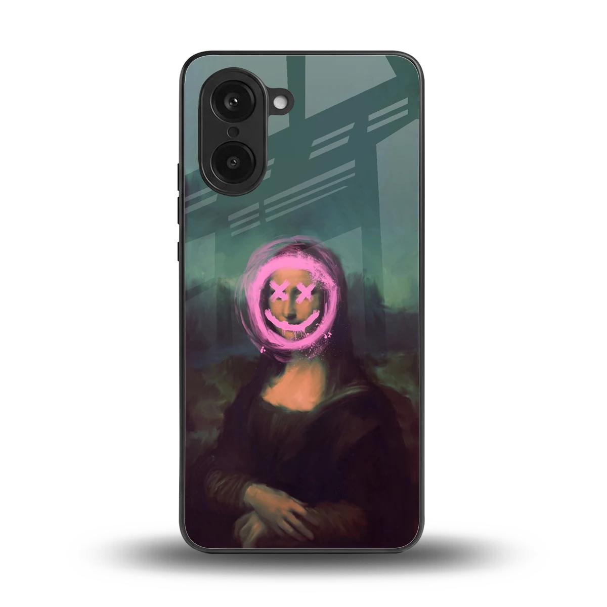 Graffiti Lisa back phone cover | glass case for oneplus nord ce5 5g