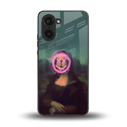 Graffiti Lisa back phone cover | glass case for oneplus nord ce5 5g