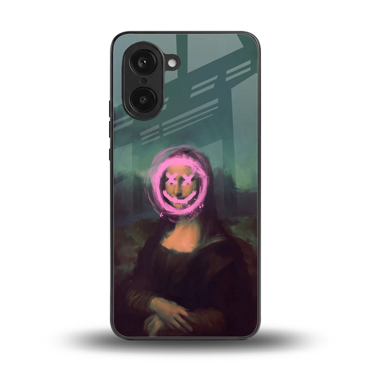 Graffiti Lisa back phone cover | glass case for oneplus nord ce5 5g