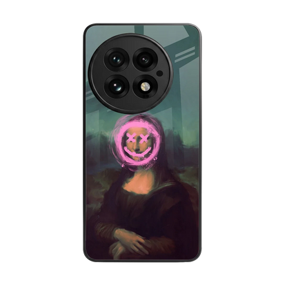 Graffiti Lisa back phone cover | glass case for oneplus 13