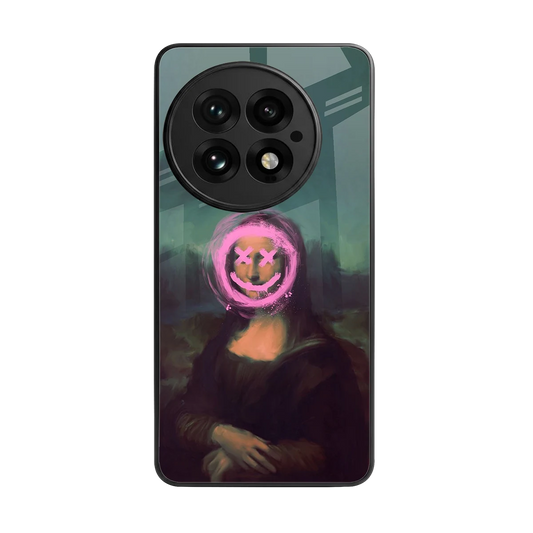 Graffiti Lisa back phone cover | glass case for oneplus 13