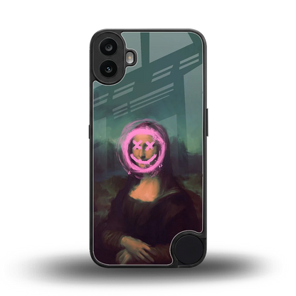 Graffiti Lisa back phone cover | glass case for cmf nothing phone 1