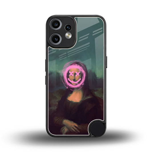 Graffiti Lisa back phone cover | glass case for cmf nothing phone 2 pro